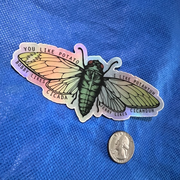 💀⚡️🪬 GDF GRATEFUL DEAD Band vinyl HoLo Sticker Lot of 6 various SYF the Boys - Picture 4 of 12